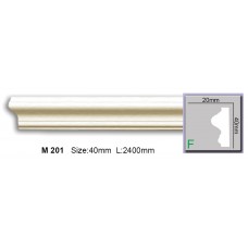 Гибкий молдинг из полиуретана M 201 (2.44м) Flexi*